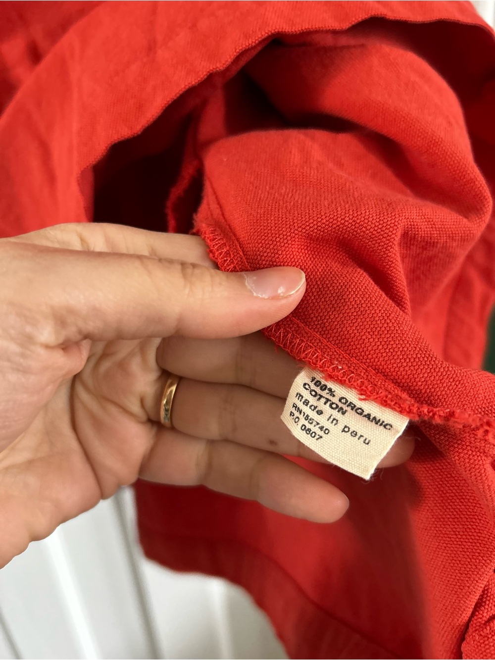 Noble utility dress in paprika - Picture 5 of 6